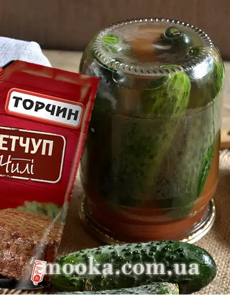 Огурцы в кетчупе по рецепту моей мамы