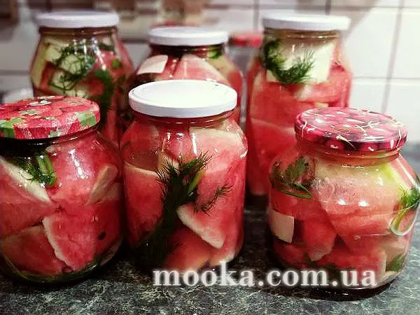 Маринований кавун (Арбуз маринованный)