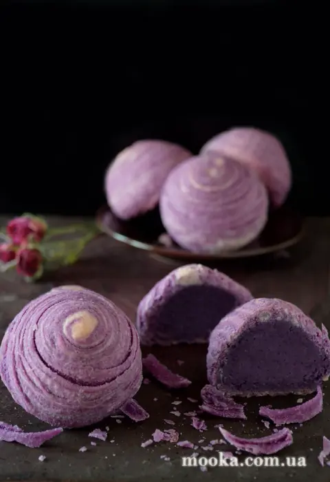 Печиво спіральне «Тисяча шарів Місяця» (Mooncake) з начинкою з батату