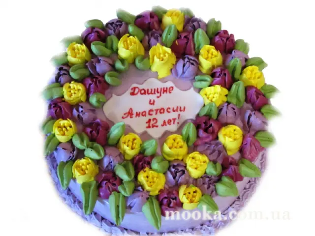 Наши торты, украшенные кремом