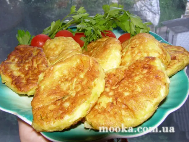 Оладьи кабачковые дрожжевые