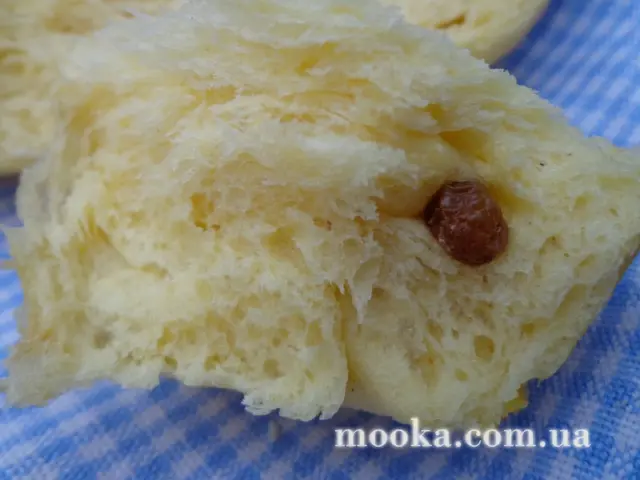 Булочки-кексы с изюмом к завтраку