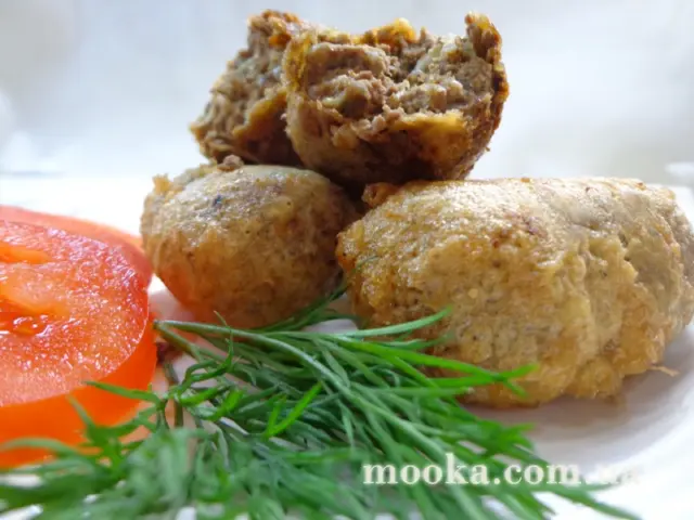 Гречаники с куриной печенью
