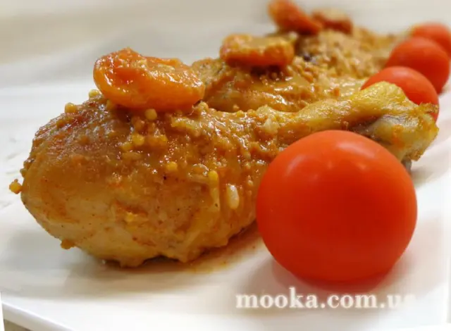 Ножки куриные в фруктово-горчичном маринаде