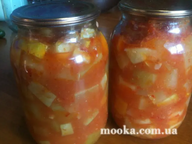 Кабачки в маринаде