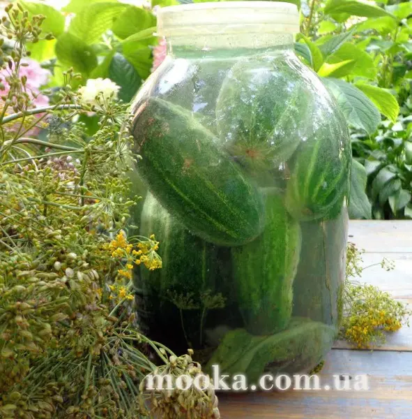 Огурцы с водкой