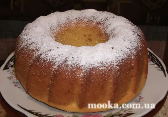 Кекс кукурузный заварной Bolo de fubá