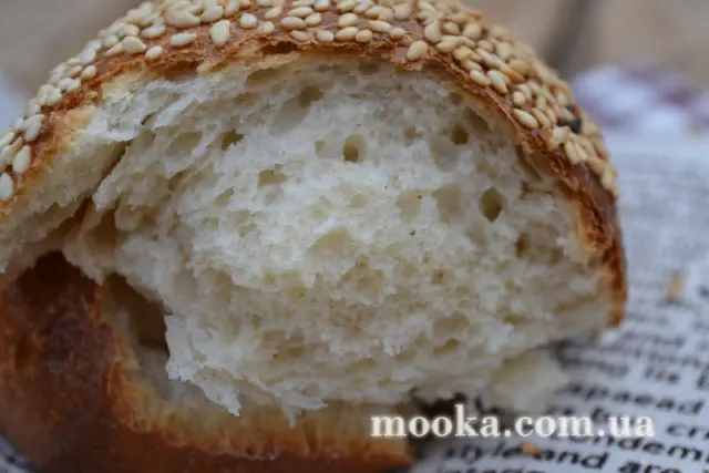 Булочки с кунжутом на йогурте