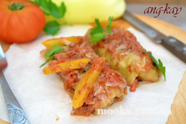 Голубцы с рыбой (постные)