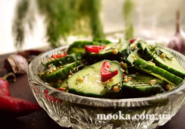 Огурцы маринованные по фински (экспресс)
