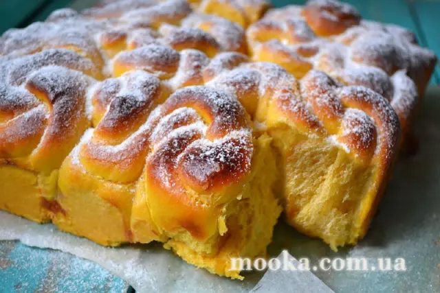 Булочки мягкие со сладким картофелем (бататом)
