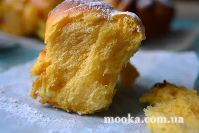 Булочки мягкие со сладким картофелем (бататом)