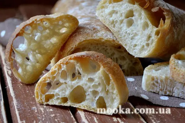 Хлеб "Кристалл" (Pan de Cristal) с 90% гидратацией
