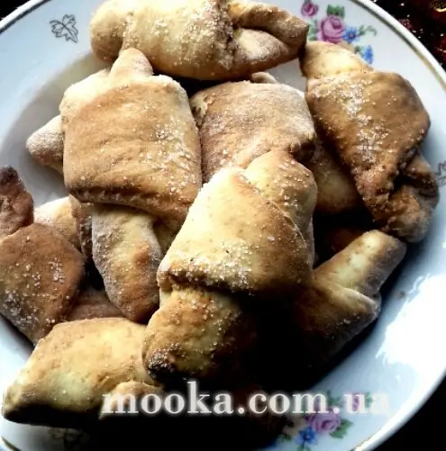 Рогалики "Сахарные" на растительном масле