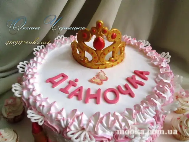 Воланы, оборки, рюши из крема