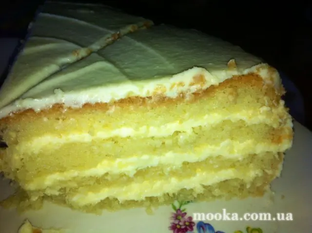 Торт мягкий с вкусным кремом
