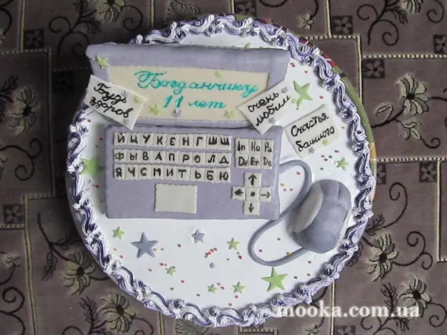 Наши торты, украшенные мастикой