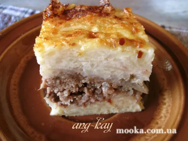 Запеканка картофельная с мясом