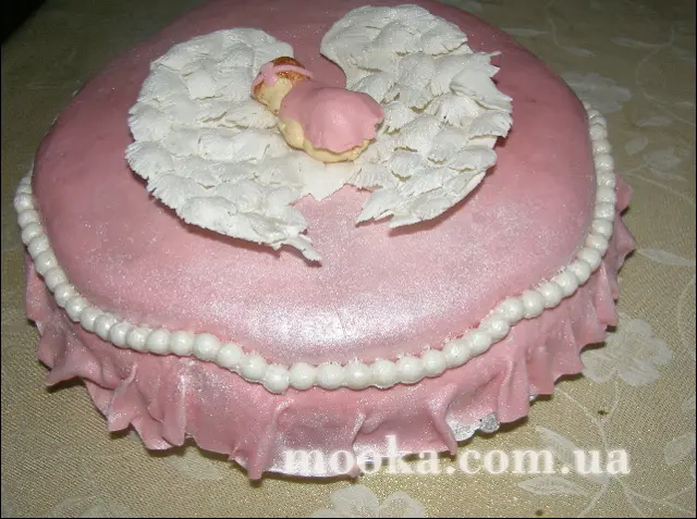 Крылья ангела из мастики (мастер-класс)