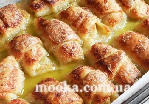 Слойки с яблоками и спрайтом