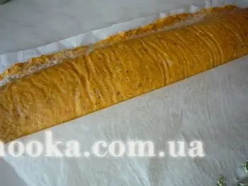 Рулет тыквенный