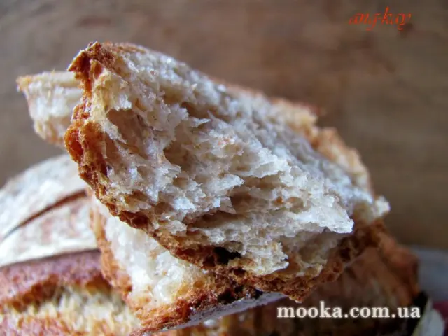Хлеб пшенично-ржаной на фруктовых дрожжах