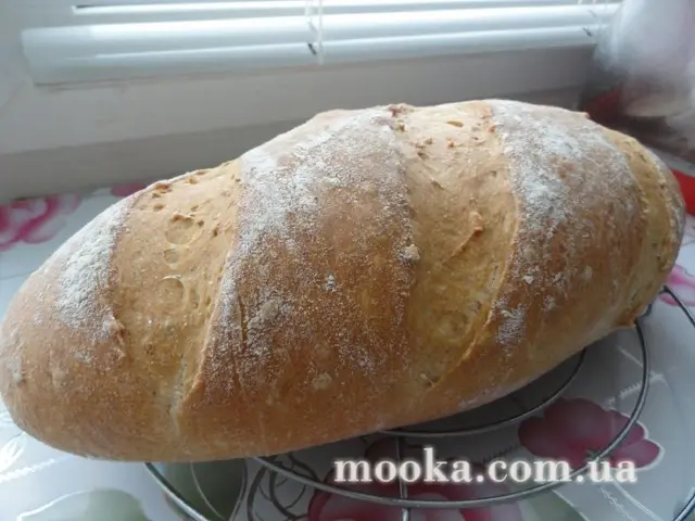 Батон молочный с семолиной и льном