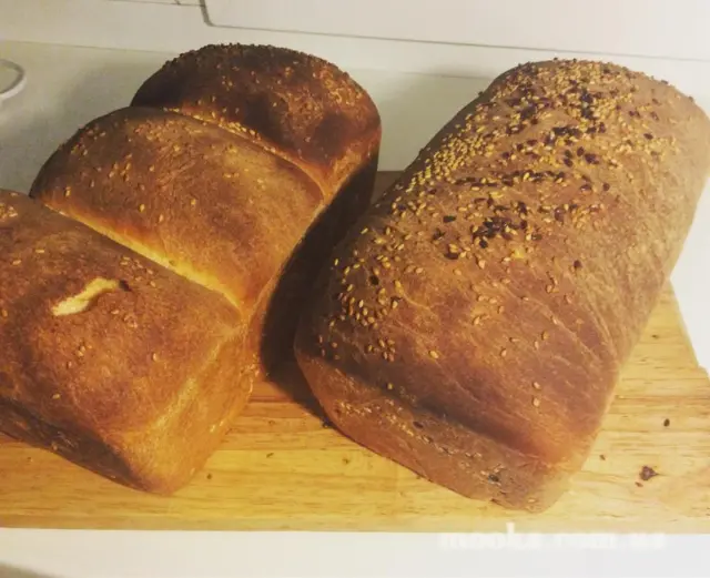 Хлеб на закваске из калины