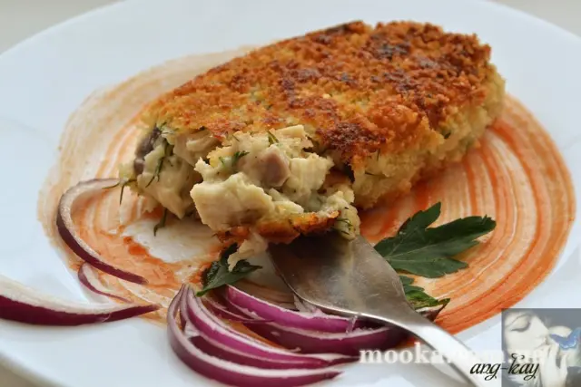 Котлеты из вареного мяса