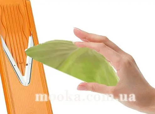 Як розрізати капусту для шатківниці