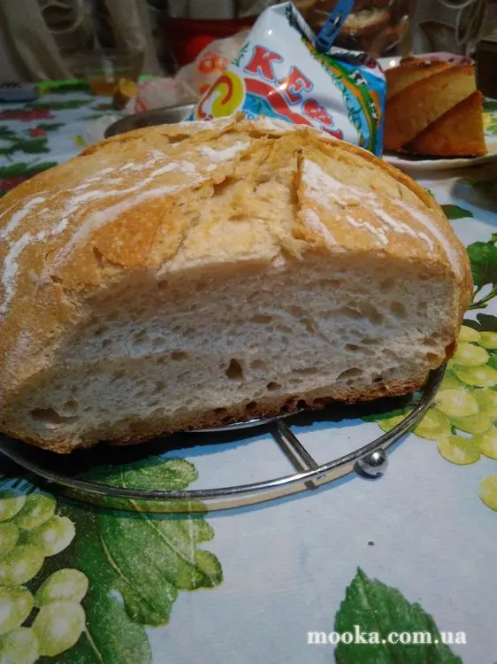 Пшеничный хлеб заквасочный долгий