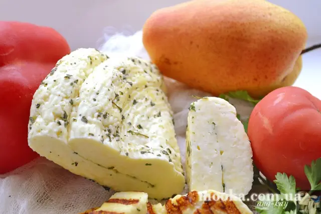 Халлуми (халуми) из коровьего молока