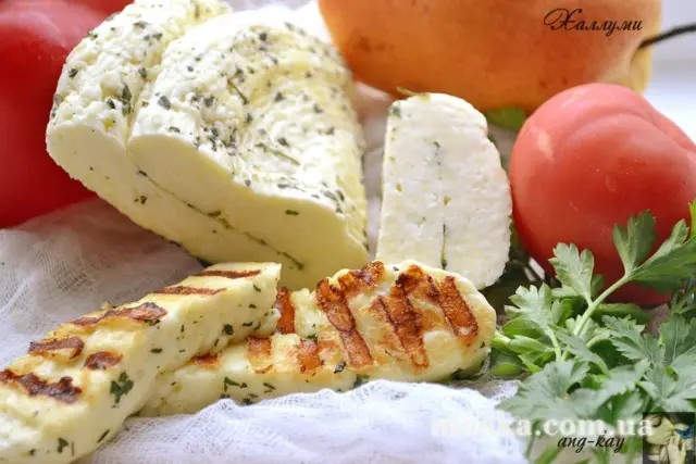 Халлуми (халуми) из коровьего молока