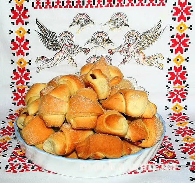 Рогалики песочно-дрожжевые