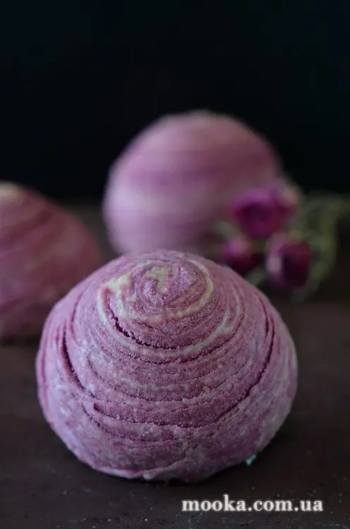 Печенье спиральное "Тысяча слоев Луны" (Mooncake) с начинкой из батата