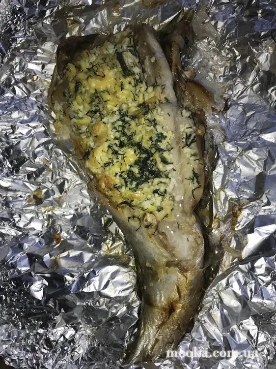 Скумбрия вкуснейшая с начинкой из яиц и сыра