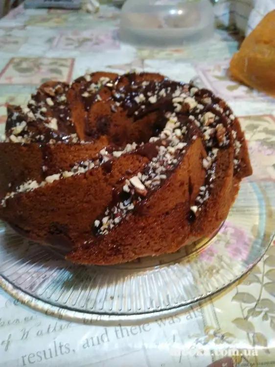 Кекс мраморный на сыворотке