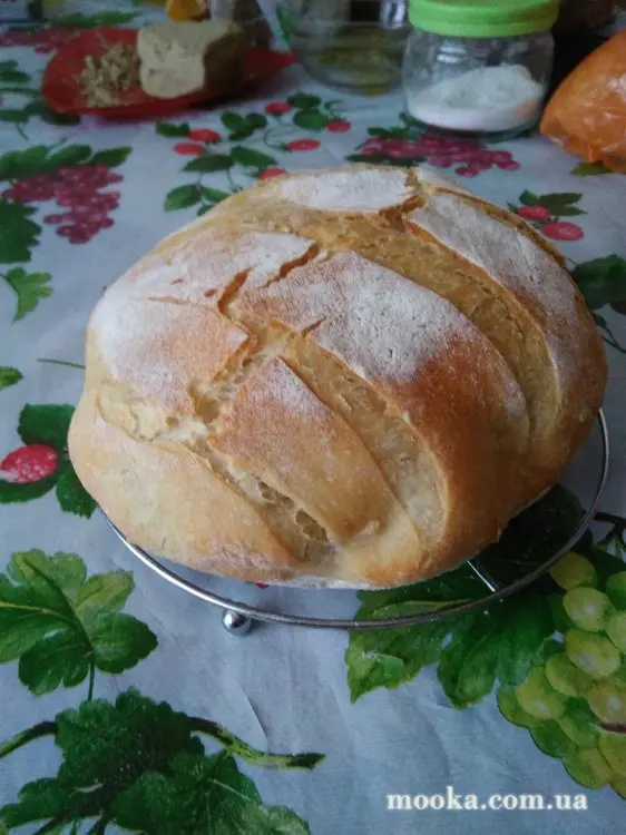 Пшеничный хлеб заквасочный долгий