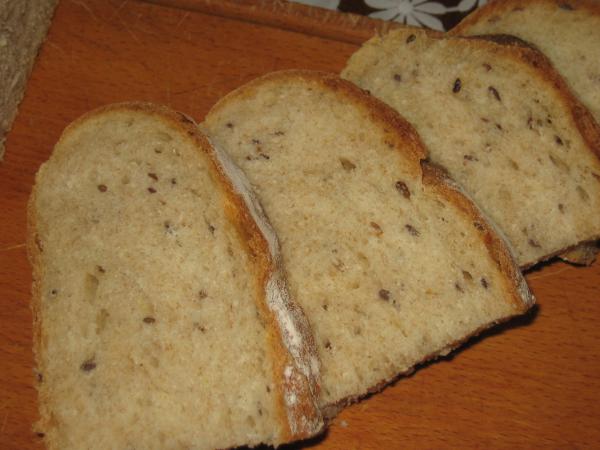 Хлеб с цельнозерновой мукой