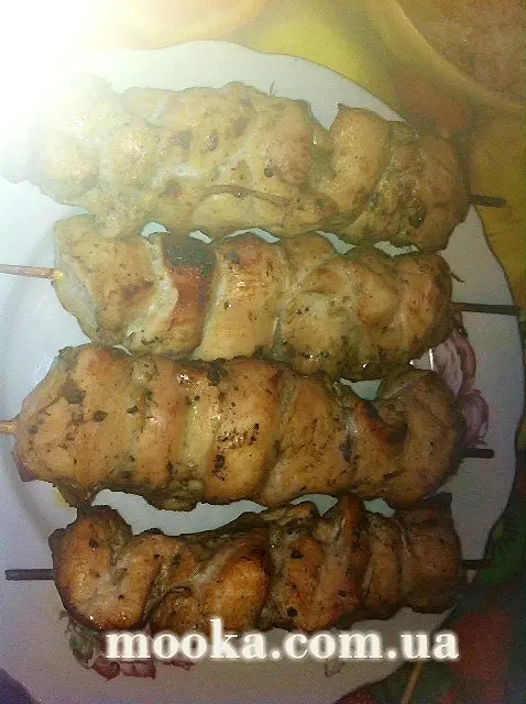 Шашлык на кефире