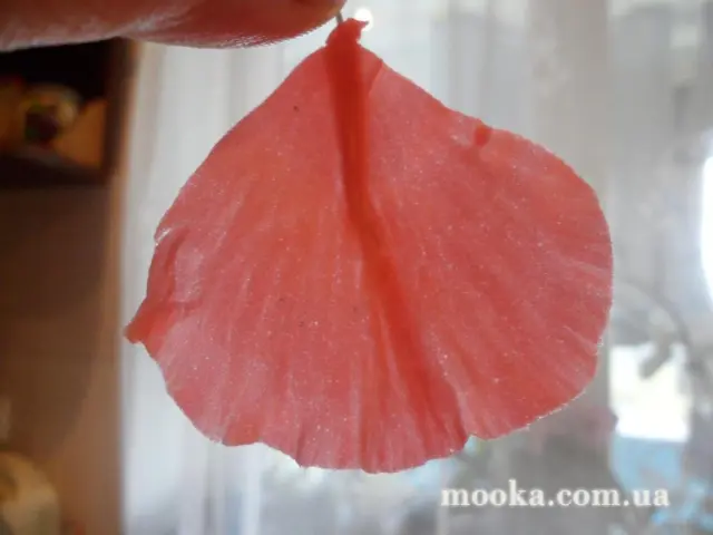 Мак с сахарной мастики
