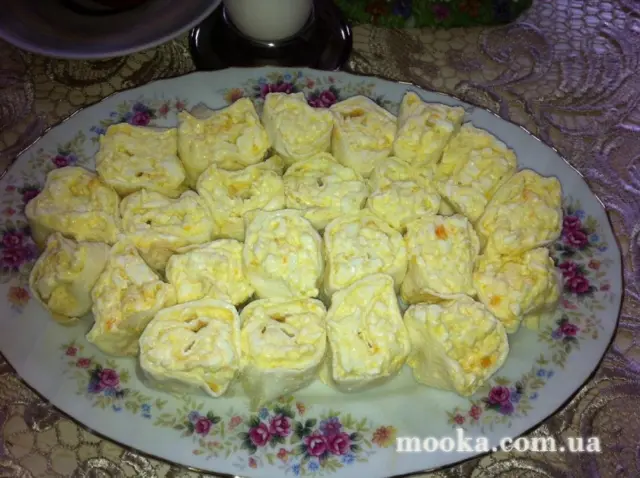 Блинчики из сырых белков для салатов, закусок