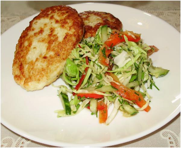 Котлеты куриные с пармезаном