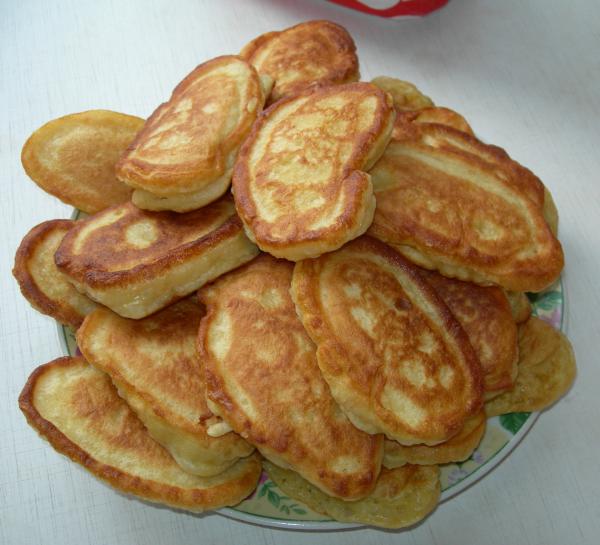 Оладушки пышные