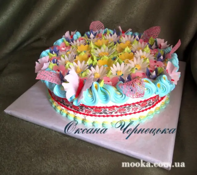 Наши торты, украшенные кремом