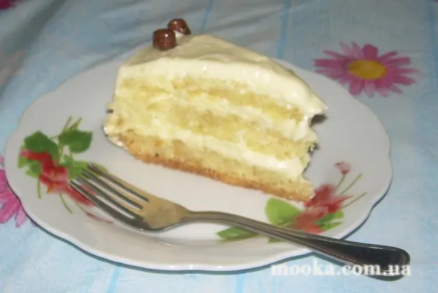 Торт мягкий с вкусным кремом