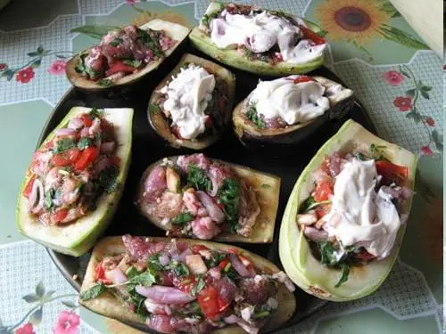 Баклажаны фаршированные