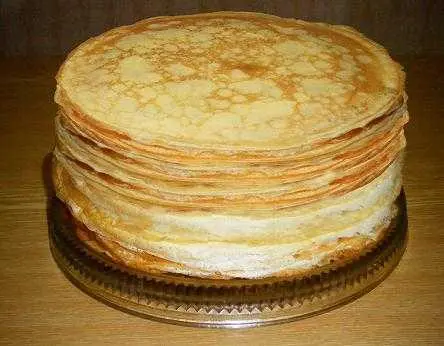 Блины тонкие (налистники)