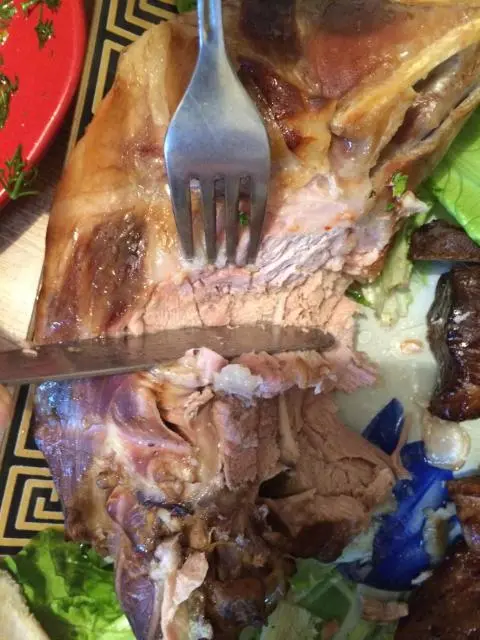 Мясо, рыба в коптильне с гидрозатвором.