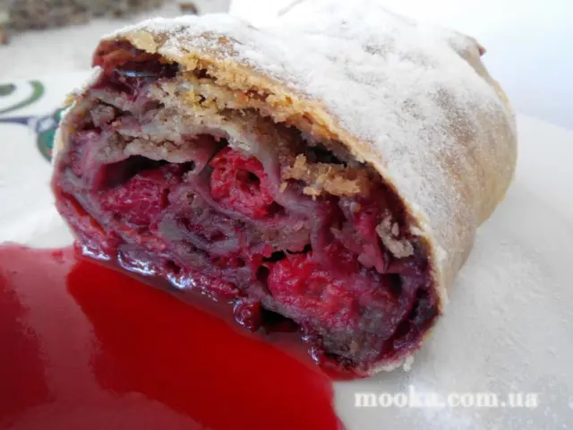 Штрудель "Австрийский" вишневый. МК